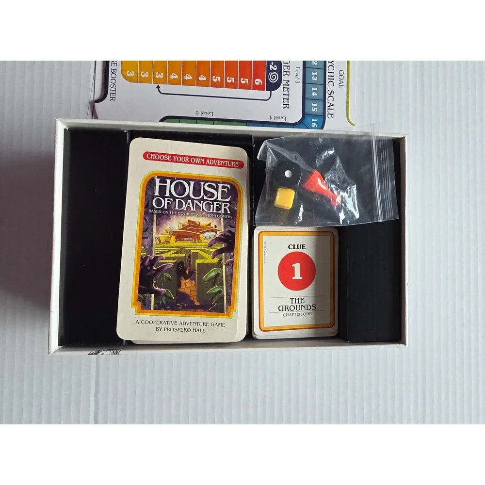 Choose Your Own Adventure House of Danger Board Game 2018 Z-Man Complete